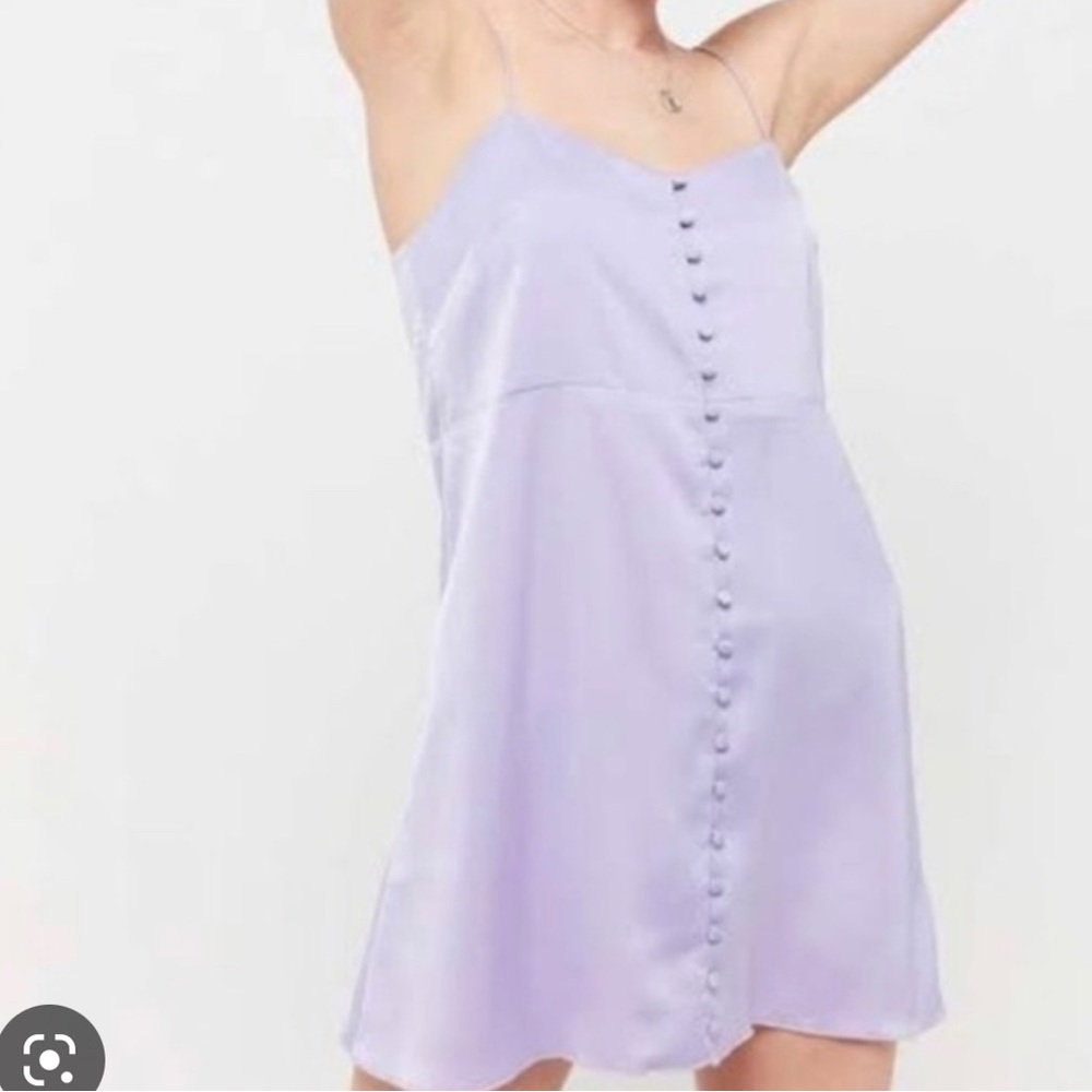 UO purple buttons dress